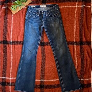 Big Star dark wash flare jeans